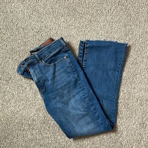 Express cropped flare